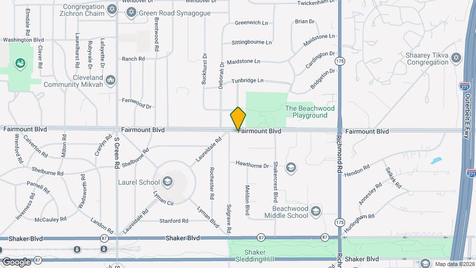 24390 Fairmount Blvd Mapa y Detalles de la Ubicación