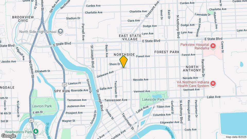 1840 Kentucky Ave Map and Location Details