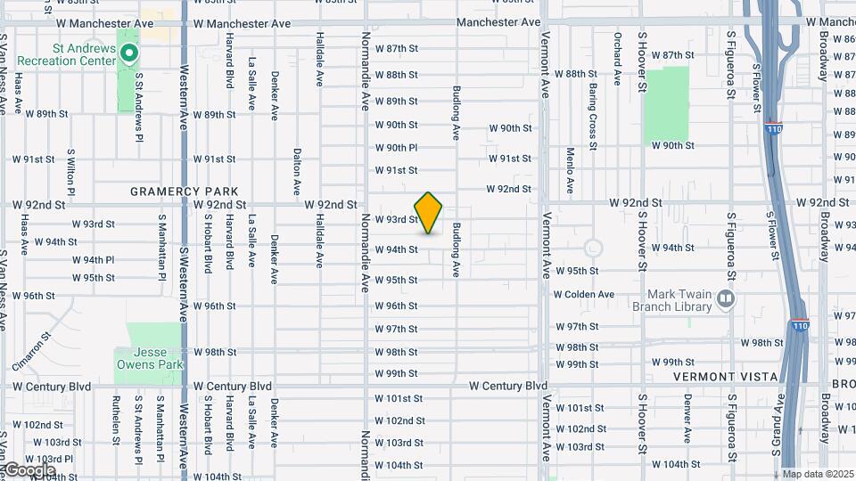 1235 W 94th St Map and Location Details
