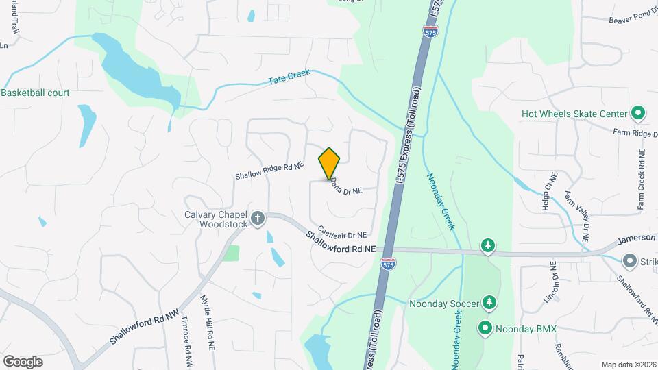 257 Castleair Dr NE Map and Location Details