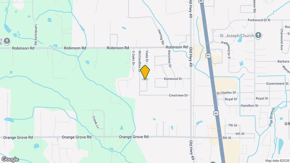 12113 Vada Dr Map and Location Details