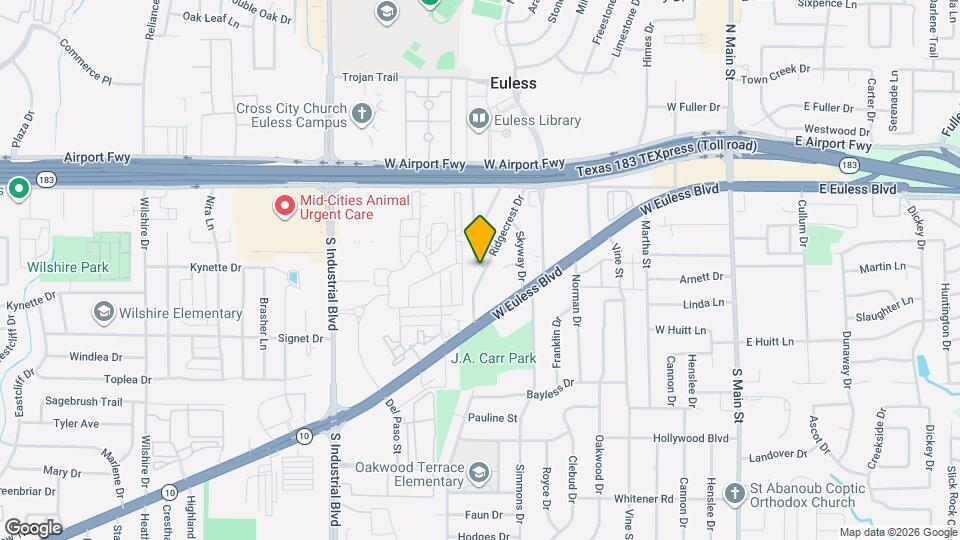 300 Ridgecrest Dr Map and Location Details