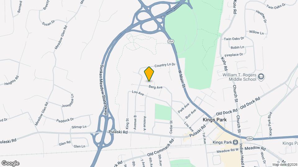 97 Berg Ave Map and Location Details