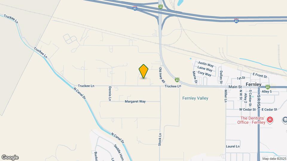 880 Truckee Ln Map and Location Details
