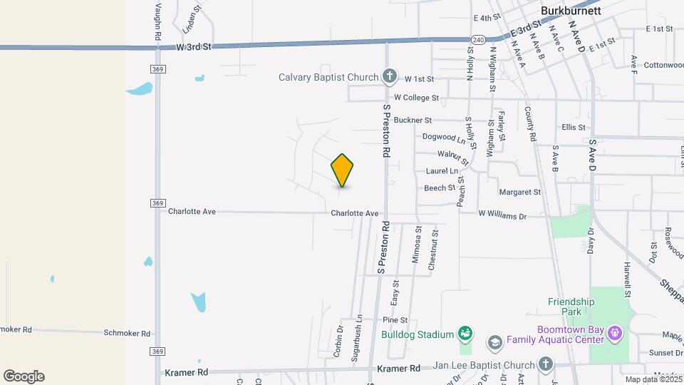 405 Swenson St Map and Location Details