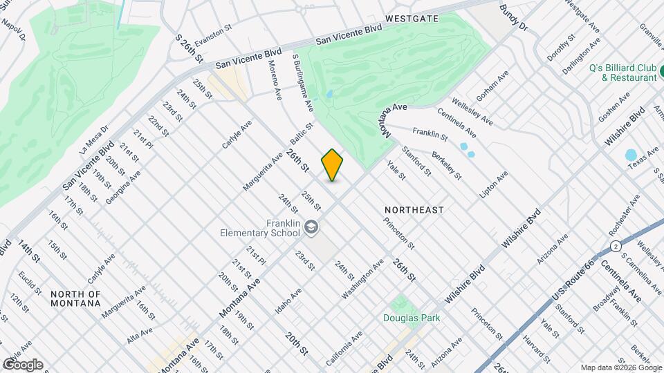 627 26th St Map and Location Details