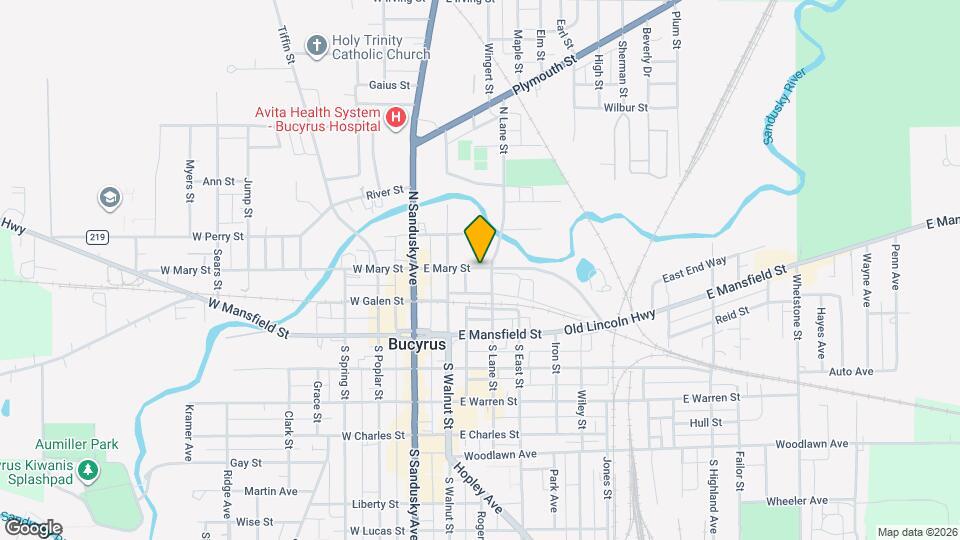 233 E Mary St Map and Location Details