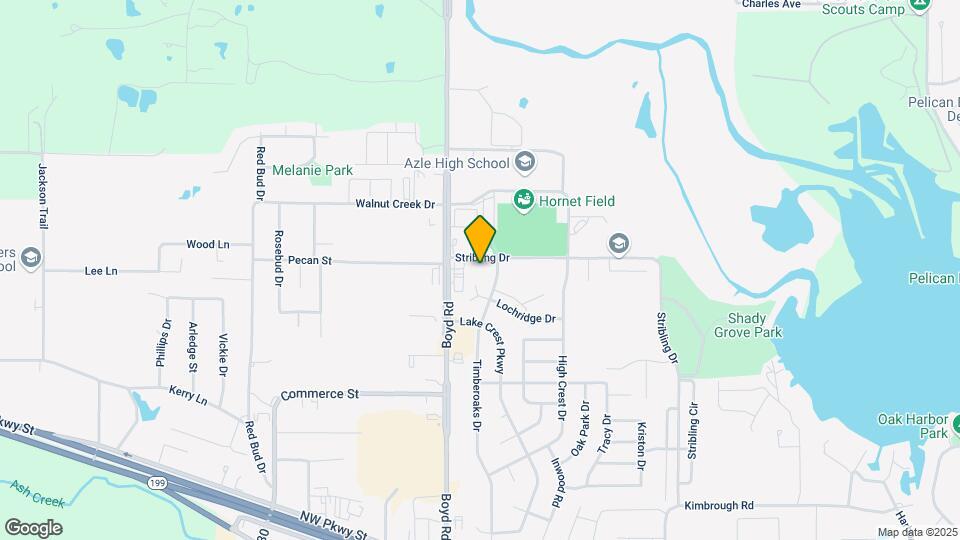 1021 Timberoaks Dr Map and Location Details