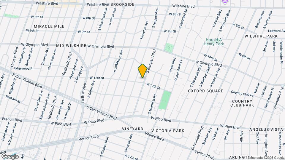 1155 S Rimpau Blvd Map and Location Details