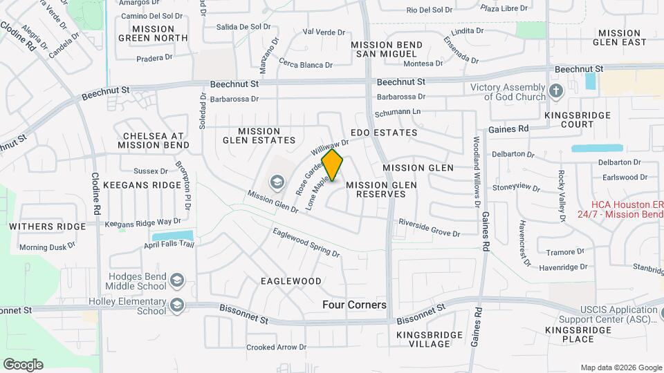 8502 Elm Lake Dr Map and Location Details