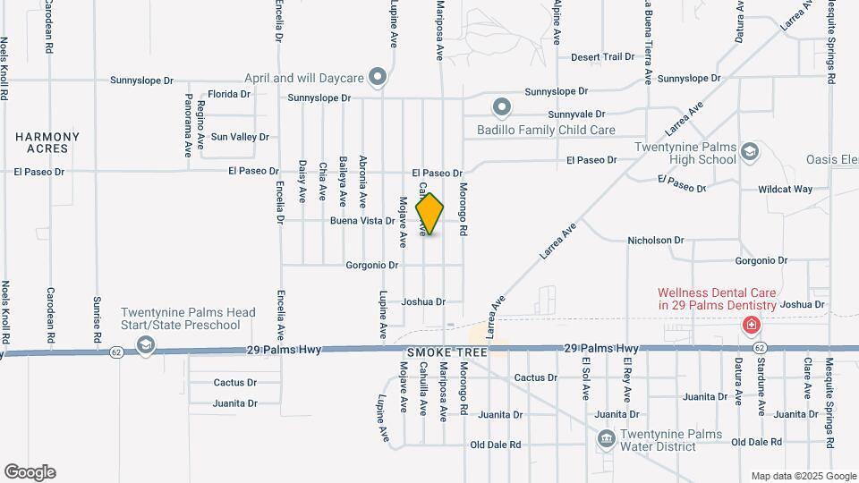 6245 Cahuilla Ave Map and Location Details