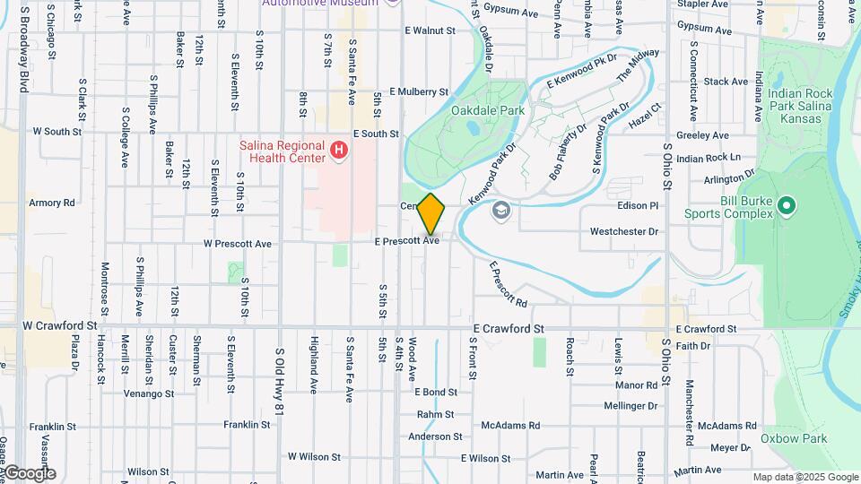 410 E Prescott Ave Map and Location Details