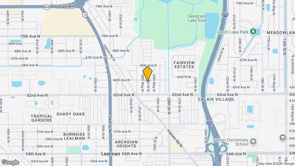 6360 30th St N Map and Location Details