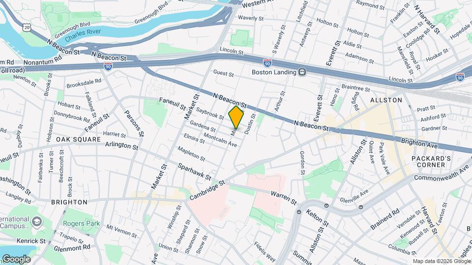 109 Murdock St, Unit #2 Mapa y Detalles de la Ubicación