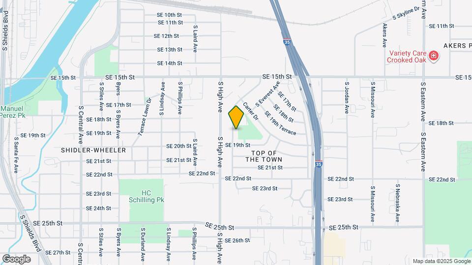 1906 S Stonewall Ave Map and Location Details