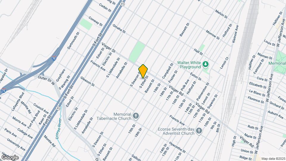 2962 S Ethel St Map and Location Details