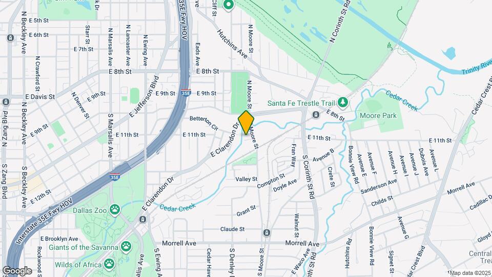 1305 Lotus St Map and Location Details