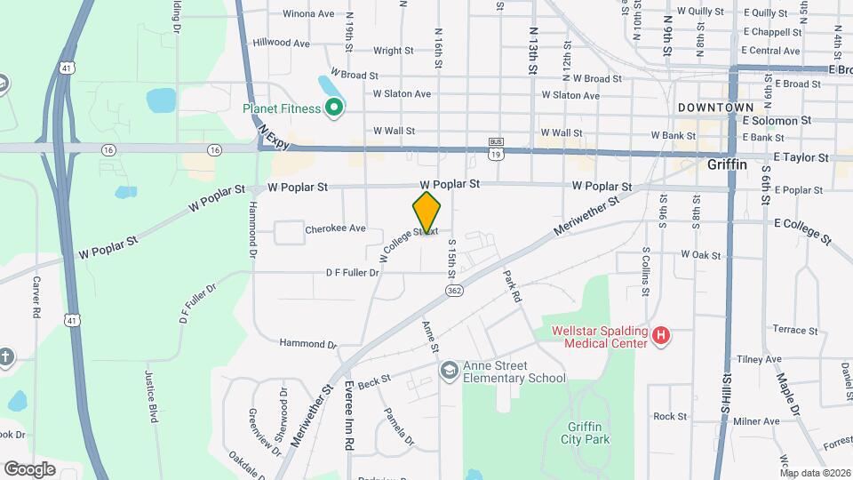 1012 W College St Ext Map and Location Details