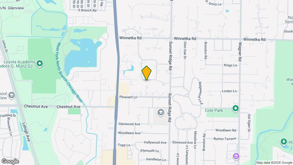 1415 Burr Oak Dr Mapa y Detalles de la Ubicación