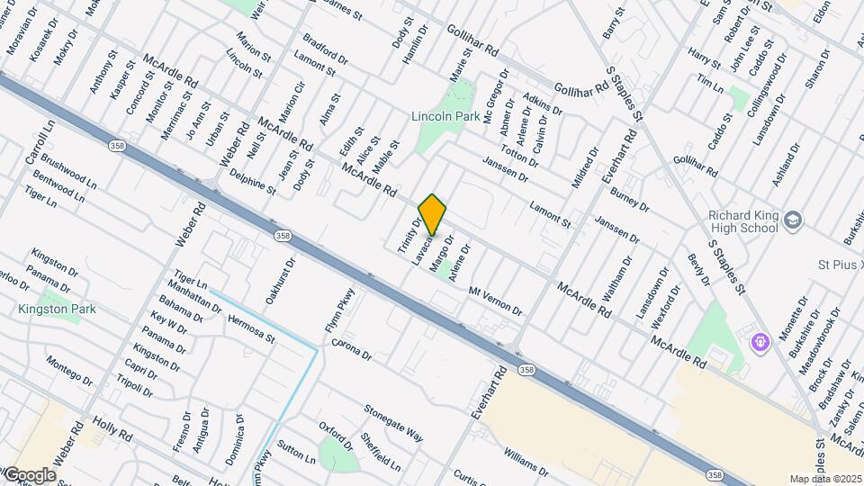 4918 Lavaca Dr Map and Location Details