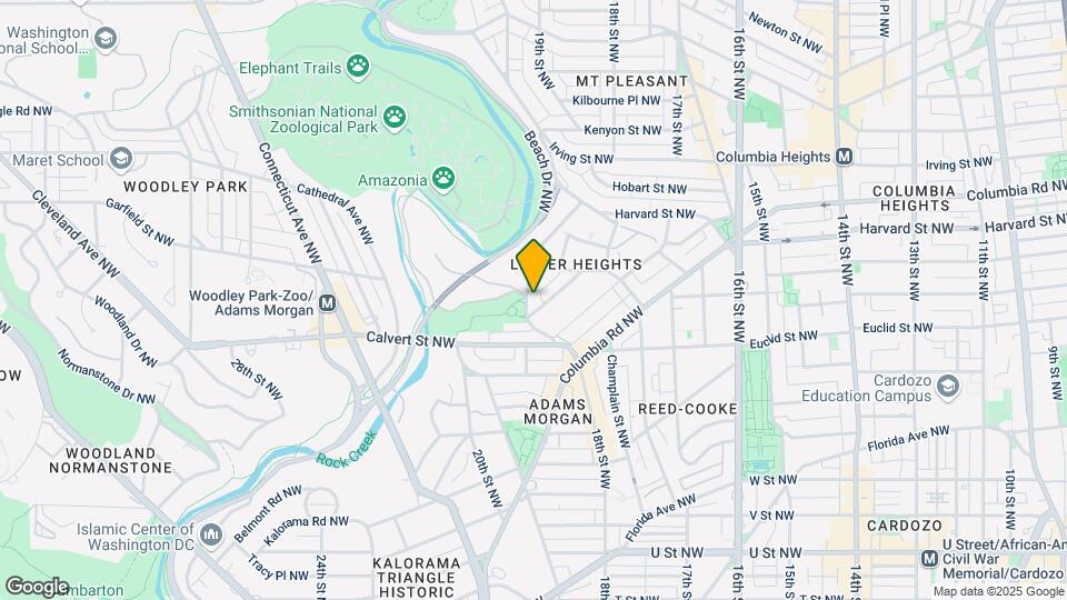2721 Adams Mill Rd NW Map and Location Details