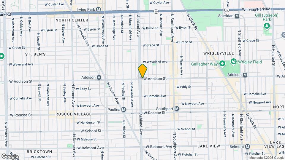 3559 N Ashland Ave, Unit 3R Map and Location Details