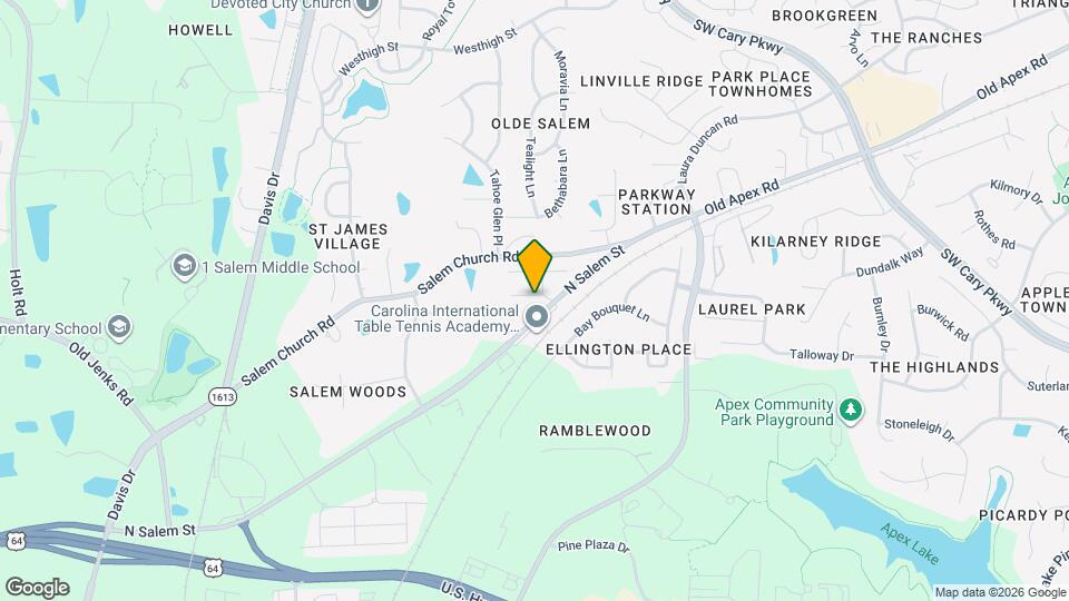 837 Salem Pointe Pl Map and Location Details