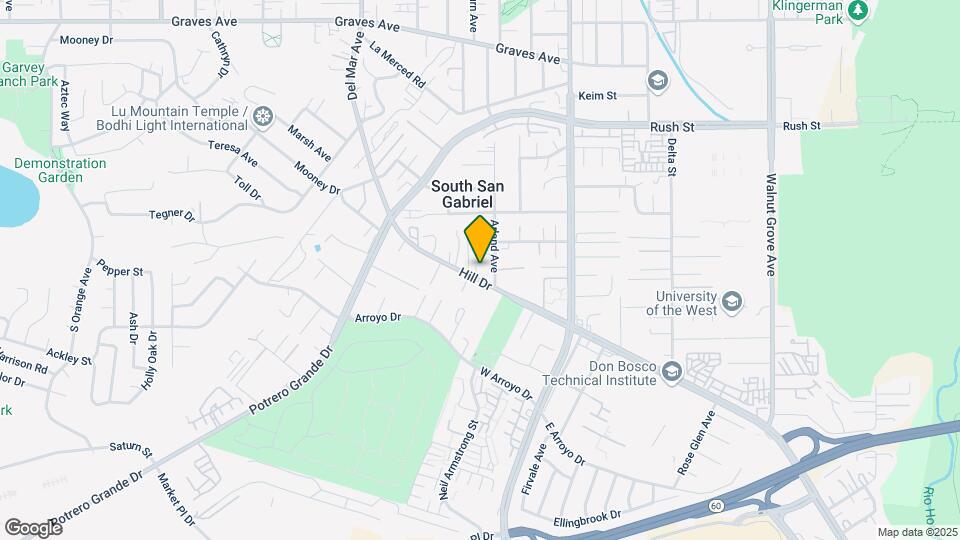 7959 Hill Dr Mapa y Detalles de la Ubicación