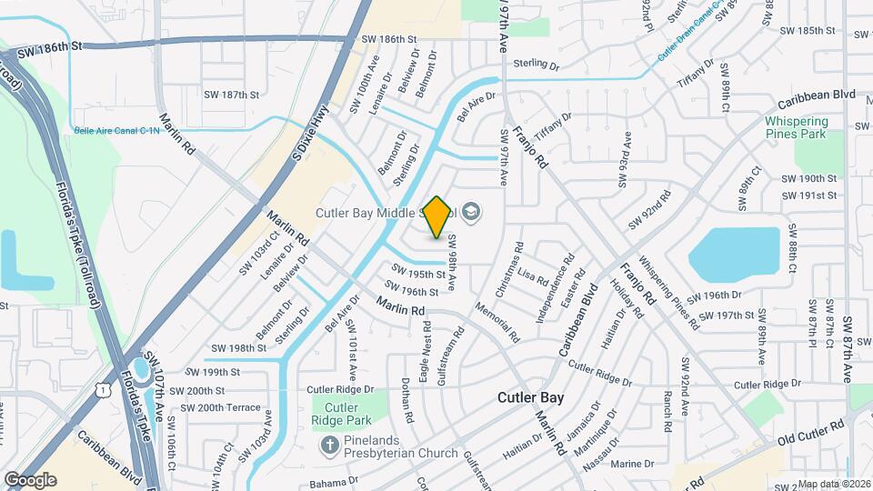 9827 SW 194th St Map and Location Details
