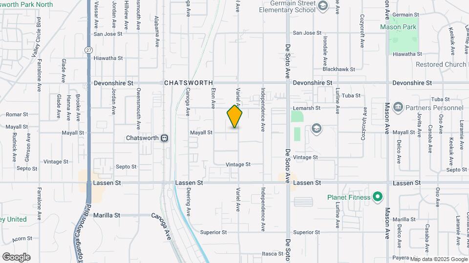 21103 Mayall St Map and Location Details