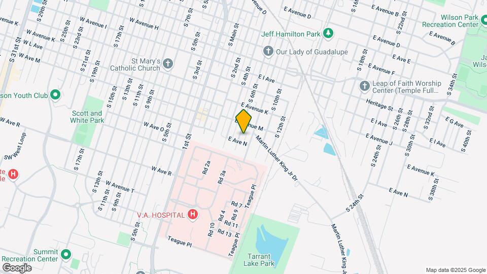 1307 S 6th St Map and Location Details