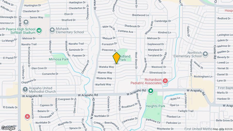 830 Wateka Way Map and Location Details