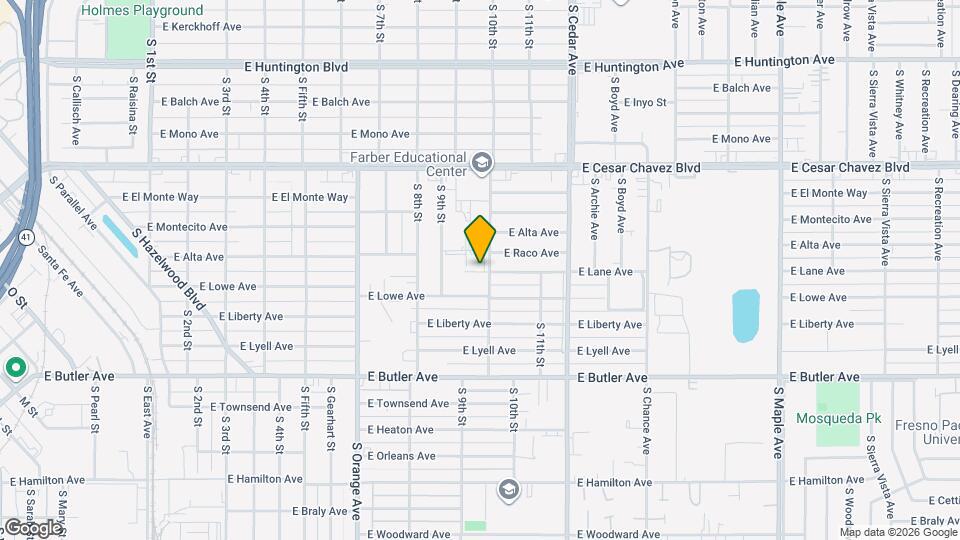 3351 E Lyell Ave Map and Location Details