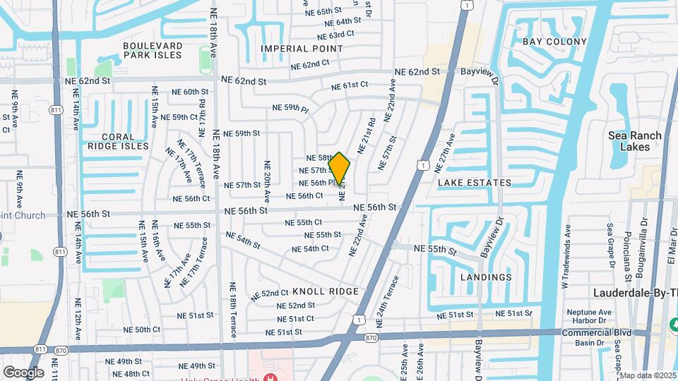 2167 NE 56th Ct Mapa y Detalles de la Ubicación