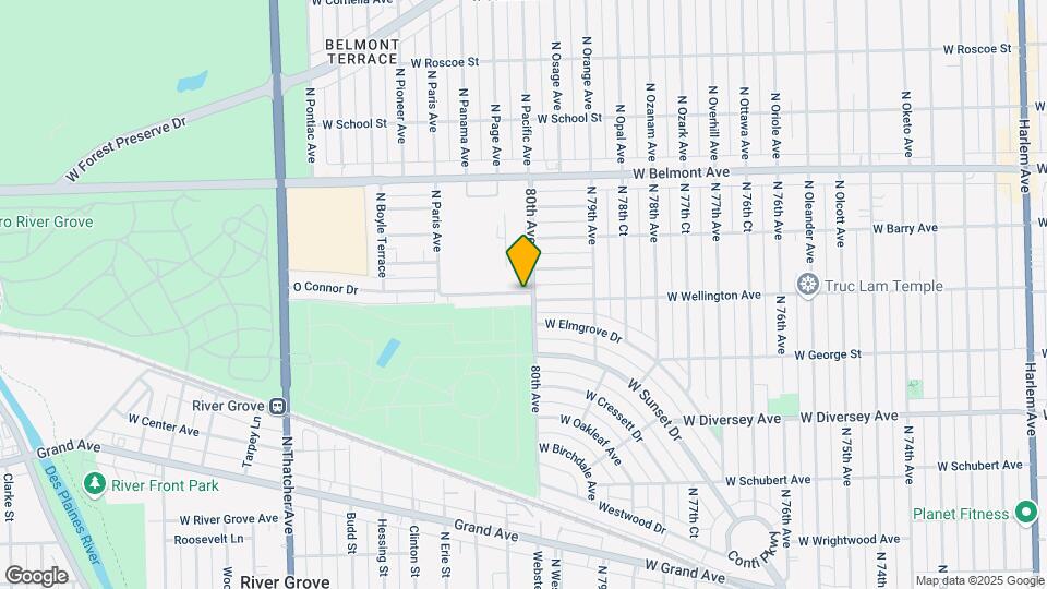 8020 O Connor Dr Map and Location Details