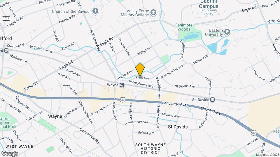 134 Plant Ave Map and Location Details