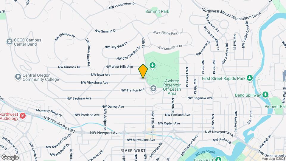 1214 NW Vicksburg Ave Map and Location Details