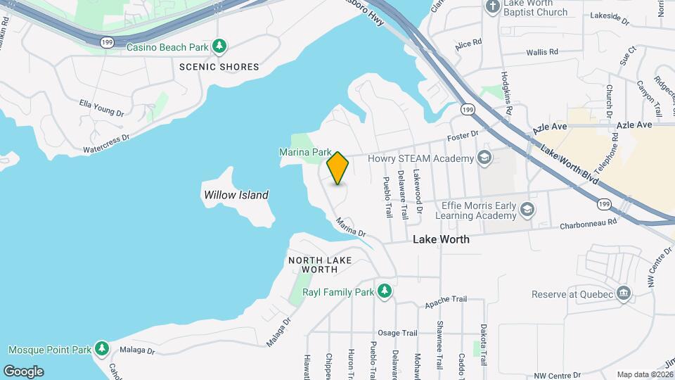 3800 Marina Dr Map and Location Details