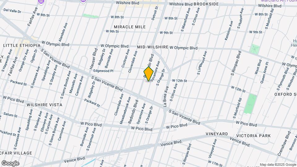 1211 Sycamore Ave Map and Location Details