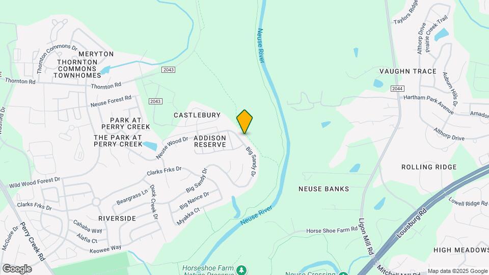 6163 Neuse Wood Dr Map and Location Details