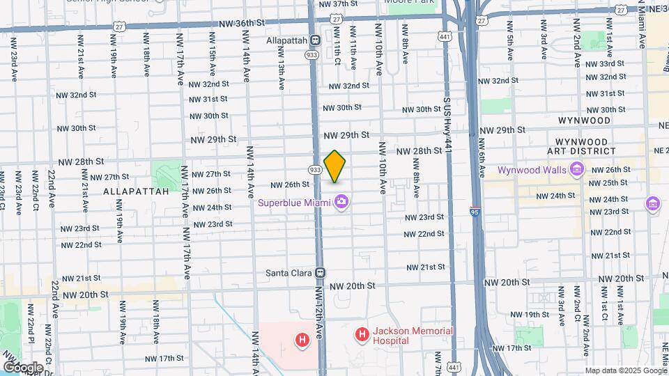 1145 NW 25th St Map and Location Details