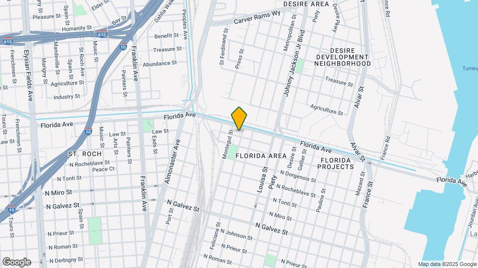 3025-3027 Laussat Pl Map and Location Details