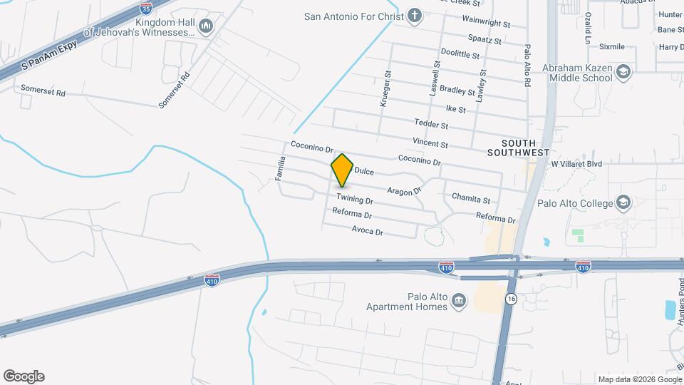 3439 Twining Dr Mapa y Detalles de la Ubicación