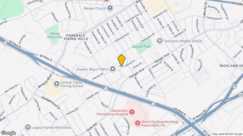 6807 Alford Dr Map and Location Details