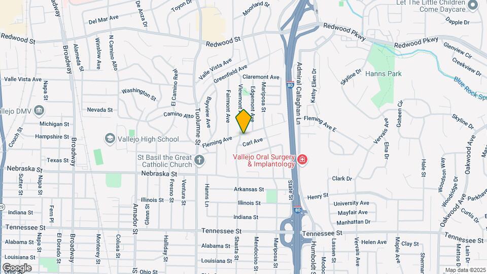 1212 Shasta St Map and Location Details