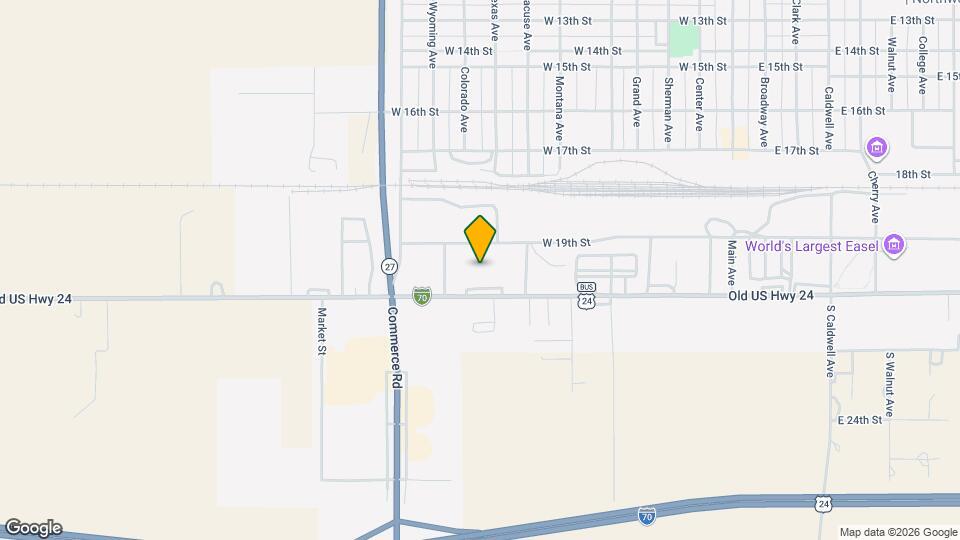 The Dels Goodland Map and Location Details