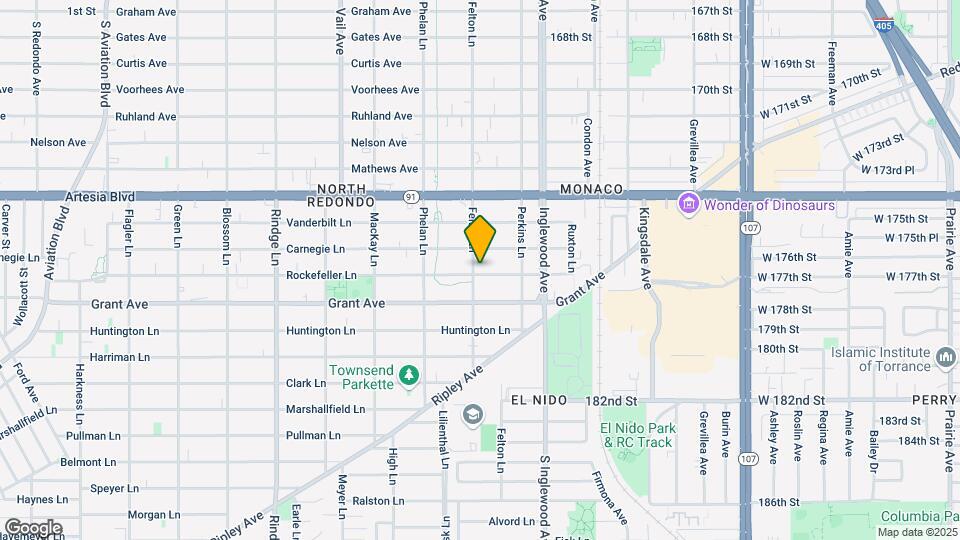 2603 Rockefeller Ln Map and Location Details