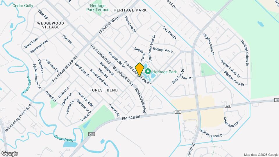 17107 Bougainvilla Ln Mapa y Detalles de la Ubicación