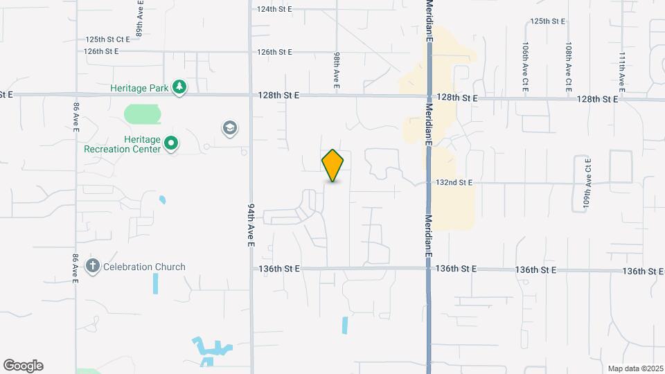 13203 97th Ave E, Unit 302 Map and Location Details