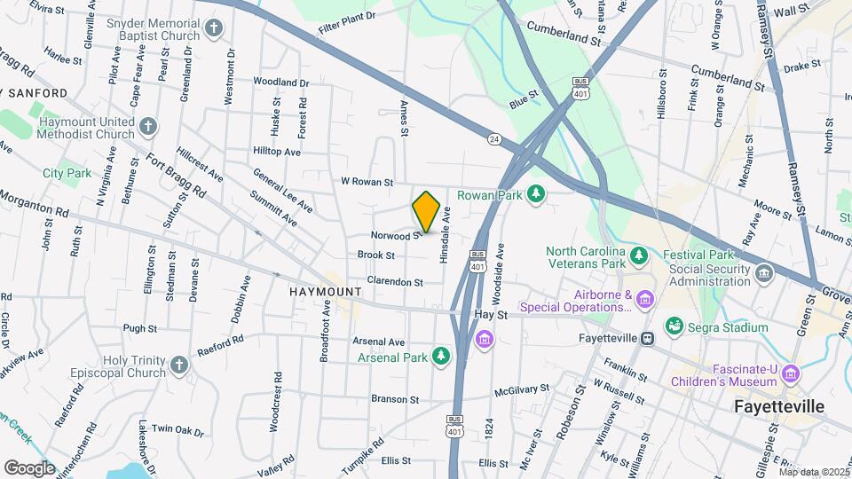 915 Norwood St Map and Location Details